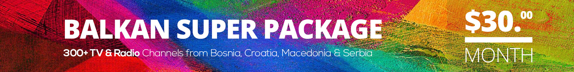 Balkan Super Package TV Banner